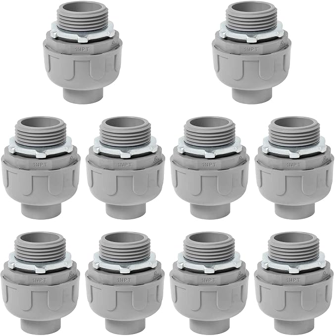 Yariwiz 1 inch Plastic Liquid Tight Conduit Coupling by Yariwiz