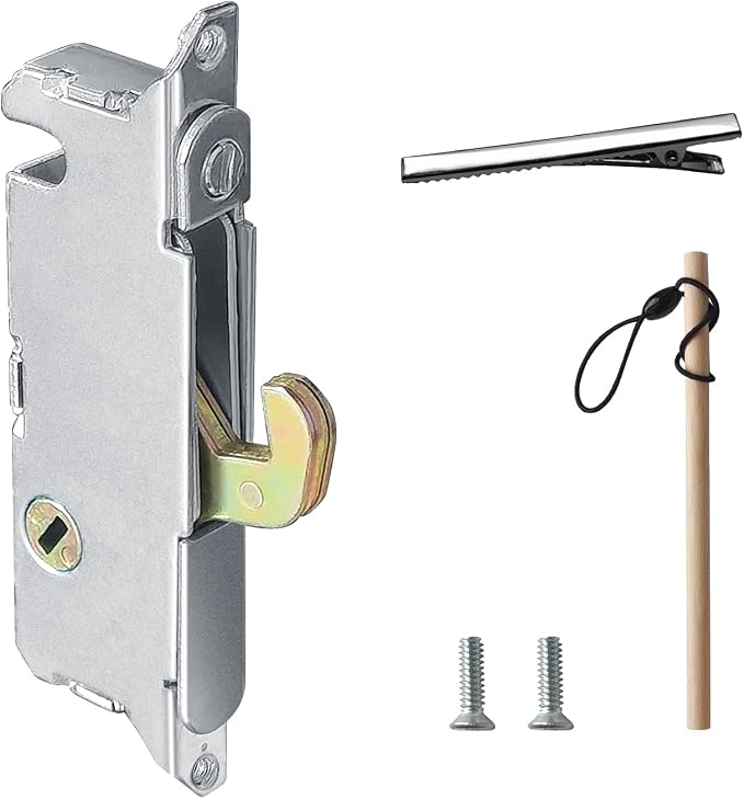 Replacement Latch for Sliding Patio Mortise Door Lock, 45° Keyway | Drop by MOSECYOU