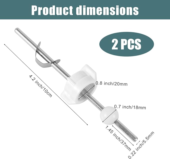 4pcs Sink Drain Parts, Lavatory Pop Up Center Piece Assembly - Image 2