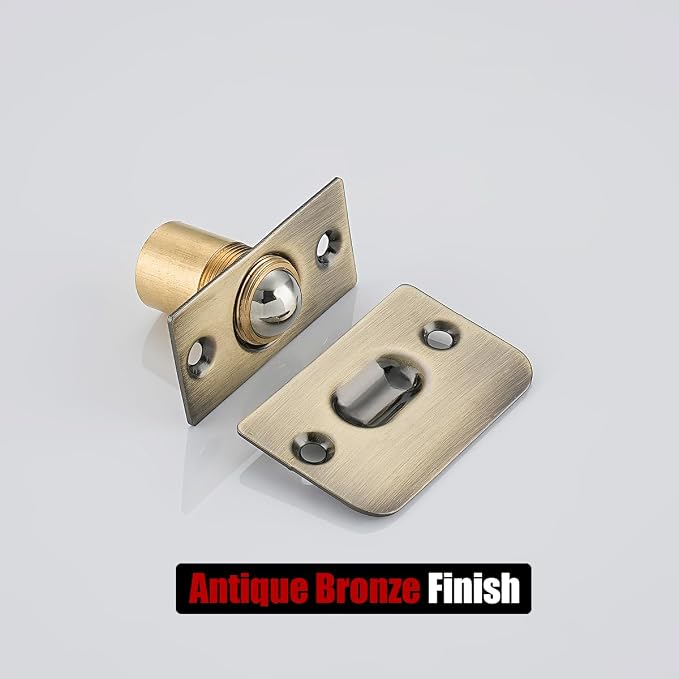 JQK Closet Ball Catch Door Hardware, Stainless Steel Catch Adjustable - Image 4