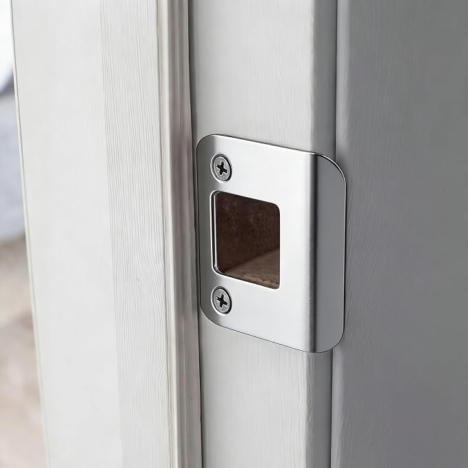 2 Pack Extended Strike Plate Round Corner, 2 X 2.25 Inch, 2-1/4" x 1-1/2" - Image 4