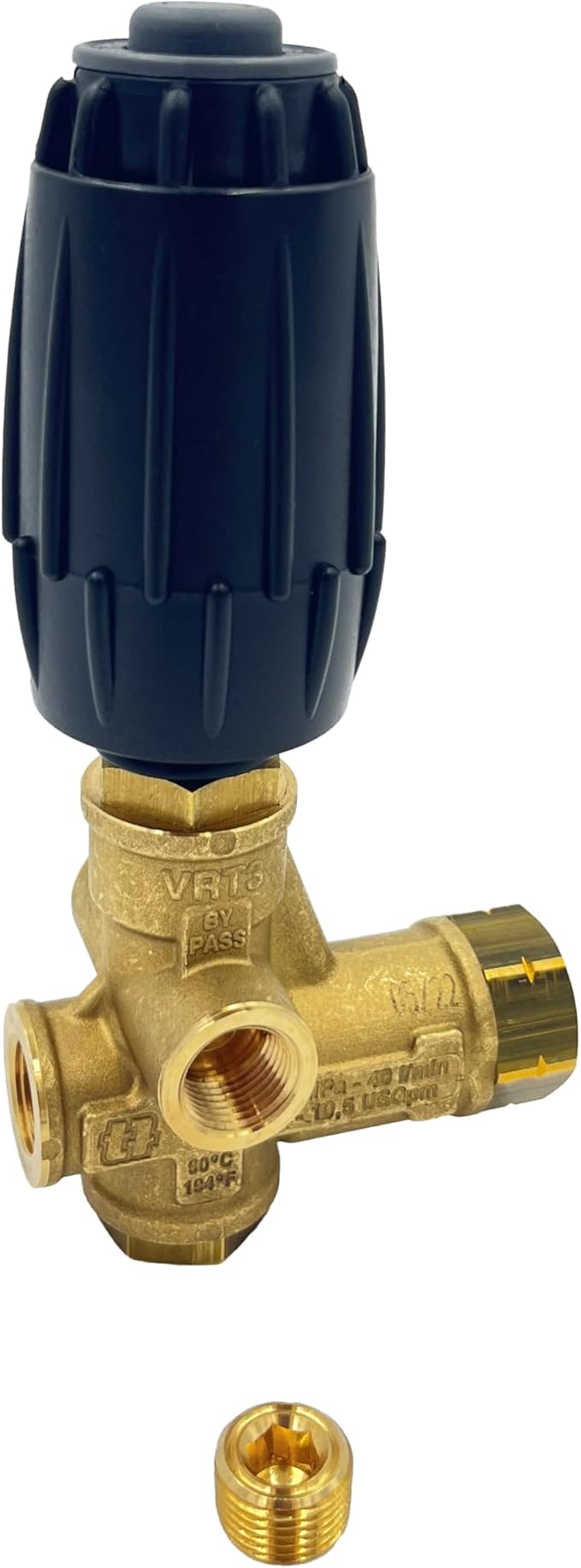Annovi Reverberi VRT3-310EZ Unloader, 4500 PSI, 10.5 GPM, Adjustment Knob - Image 6
