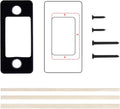 Deadbolt Restorer Strike Plate 1" x 2-1/4", Narrow Side and Large Hole | to Fix by BonKuDoo