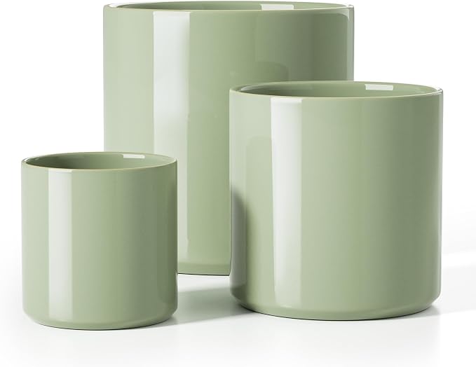 LE TAUCI 10+8+6 Inch Ceramic Pots by LETAUCI
