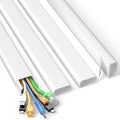 Delamu Cord Covers for 4-7 Wires on Wall, 62.8in Cord Hider Cable Hider by DELAMU