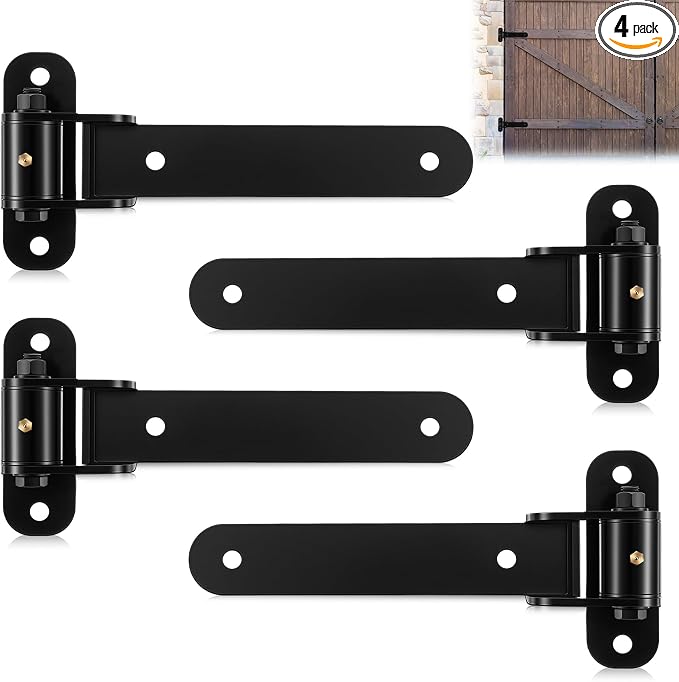 Yaocom 4 Pcs 13" Heavy Duty Gate Hinges 900 Lbs Capacity 180°Open Thickened by Yaocom