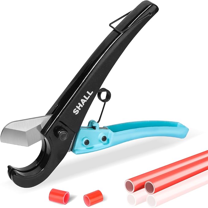 SHALL PEX Pipe Cutter, Cuts up to 1-3/8’’, Fast Tubing Cutter by SHALL