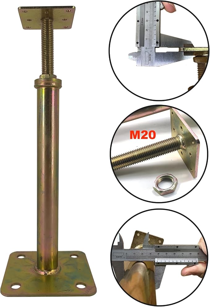 6 PCS House Floor Jacks Post Pole - Image 5