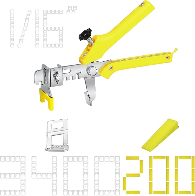 Storystore 1/16 Inch Tile Leveling System, 3400 tile Spacers and 200 Wedges | - Image 2
