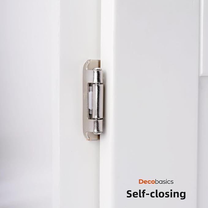 20 Pack 1/2" Overlay Brushed Nickel Cabinet Hinges - Image 4