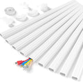 Delamu Cord Hider, 142in Cable Hider, Cord Covers by DELAMU
