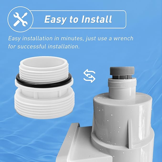 4560 40mm to 1 1/2 Inch Conversion Kit Pool Hose Adapter Conversion | Compatible - Image 5