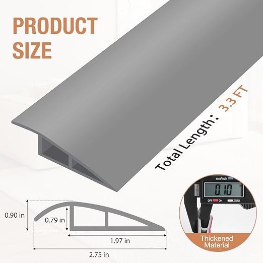 Floor Transition Strip Self Adhesive Vinyl Door Threshold Strip | Rubber - Image 5
