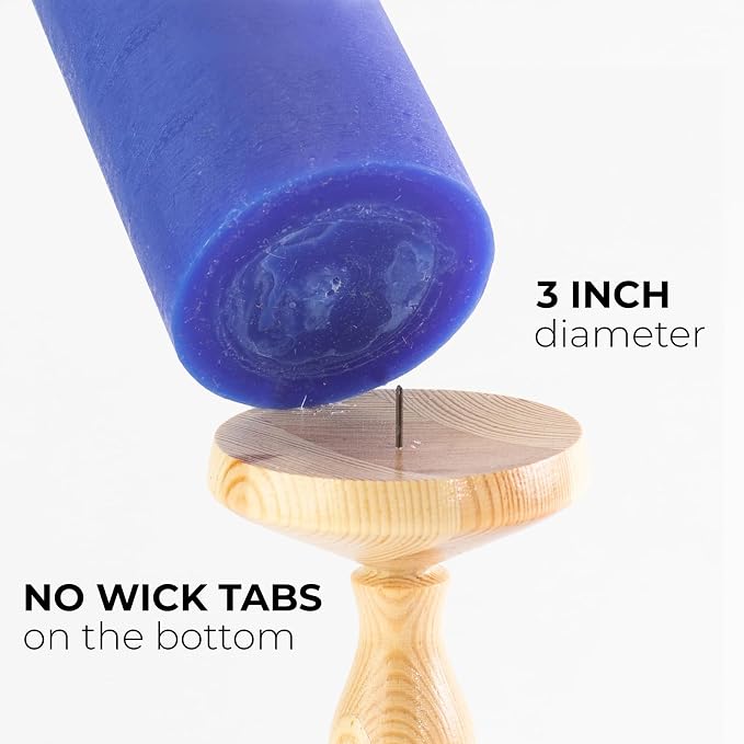 3x3 Pillar Candles Set of 3 - Image 2