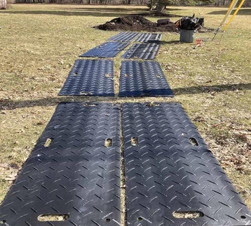 4Pcs 2' x 4' Ground Protection Mats w/ 6 Pcs Single Connectors - Image 4