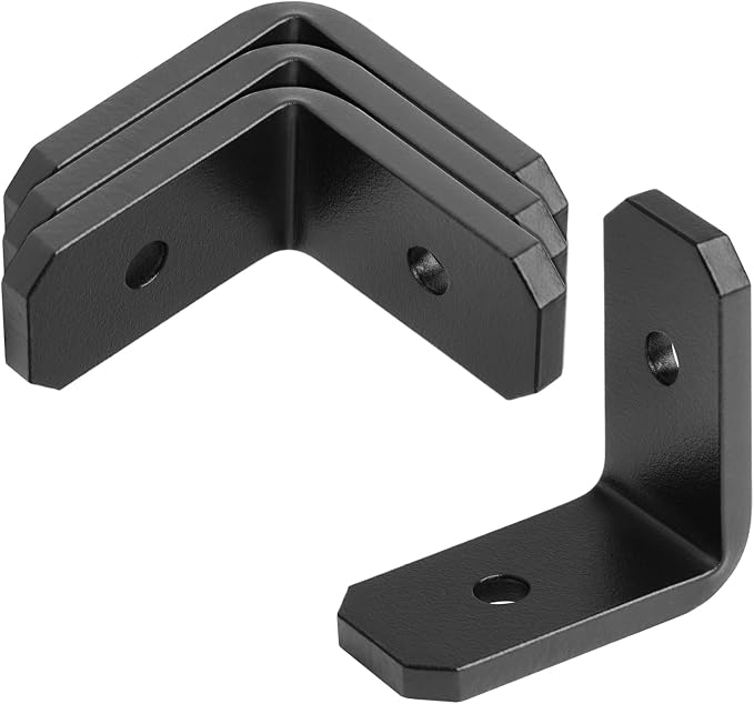4 PCS 2" x 1" Heavy Duty L Angle Bracket, 6 Gauge - Image 3