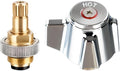 4" Brass Faucet Handle Cartridge Replacement Stem Assembly Faucet Valves Hot by Phivan