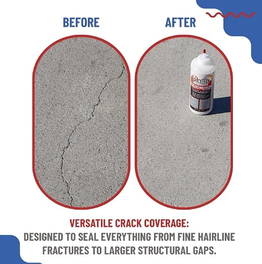 Magic Crack Filler 2.5LB Concrete Slab Gray, - Image 3