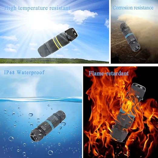 5 Pack Electrical Junction Box IP68 Waterproof Outdoor Underground Wire - Image 2
