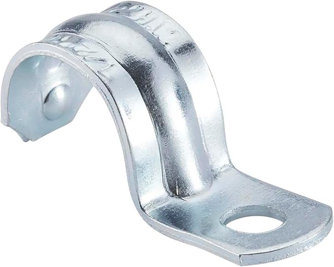 Halex 1 in. EMT Conduit Strap, One Hole, Galvanized Steel, Electrical metallic - Image 6