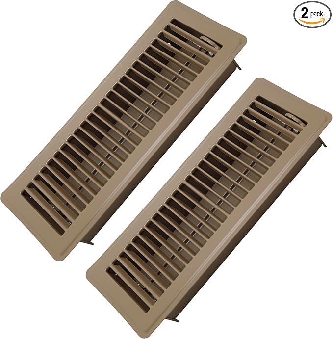 Howeall 4" x 12" Floor Register 2 Pack by Howeall