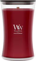 Woodwick Spiced BlackBerry Large Hourglass Candle by WoodWick