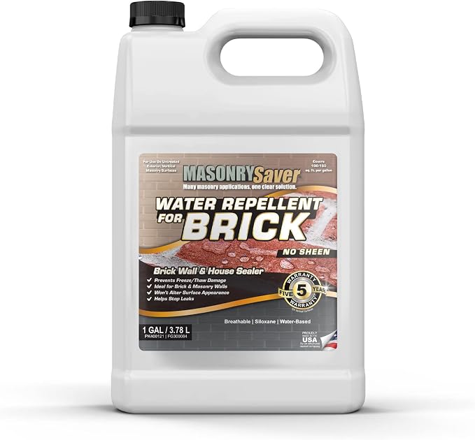 Water Repellent for Brick by MasonrySaver