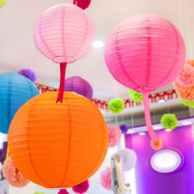LURICO 16 Pcs Colorful Paper Lanterns - Image 9