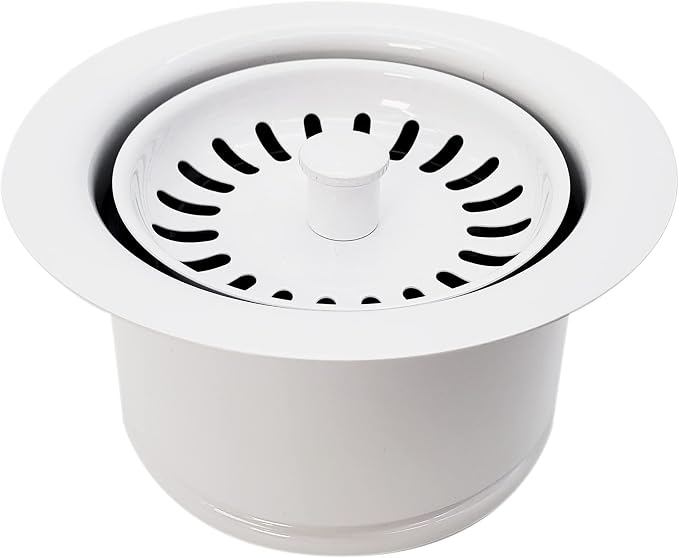 Westbrass D2082S-50 3-1/2" Extra-Deep Collar Kitchen Sink Waste Disposal Flange by Westbrass