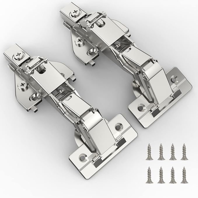 Furniware 2 Pack 1 Pair 165 Degree Lazy Susan Hinges Full Overlay Concealed - Image 7