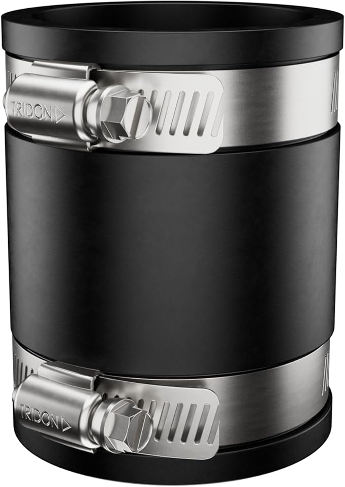 Fernco 1056-22 Flexible Pipe Coupling 2” CI/Plastic/Steel to 2” CI/Plastic/Steel by FerncoInc