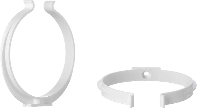 6 inch Plastic Pipe Clamp Holder Brackets 2 Pieces – Wall Ceiling Mount Ducting - Image 3