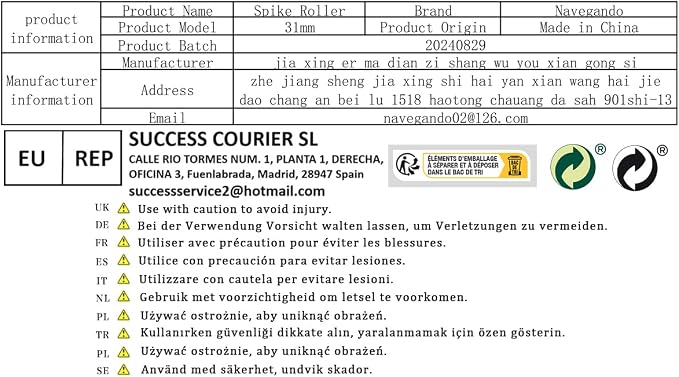 Navegando Spiked Roller for Self Leveling Concrete & Epoxy Flooring Tools - Image 7