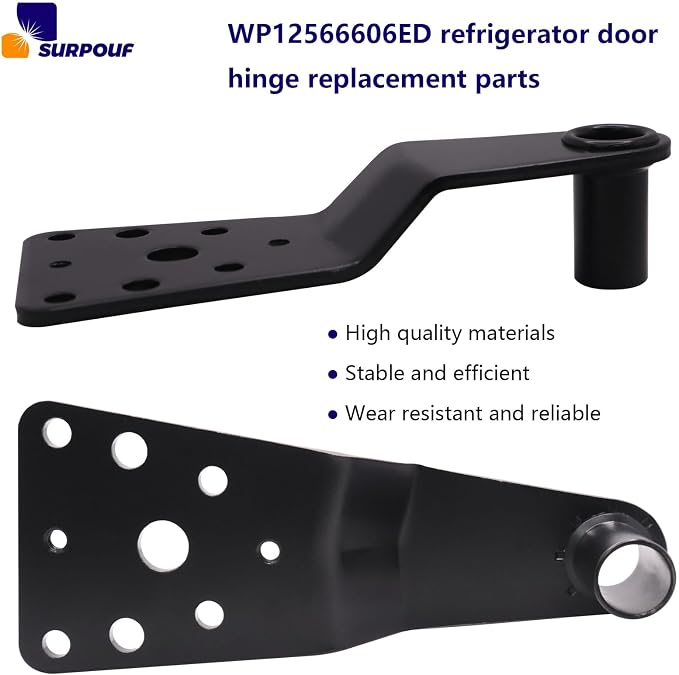 WP12566606ED Refrigerator Door Hinge Replacement Part wp12566606ed Compatible - Image 6