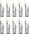 35inch 10pcs Black Candelabra Centerpieces by MEISHAONV