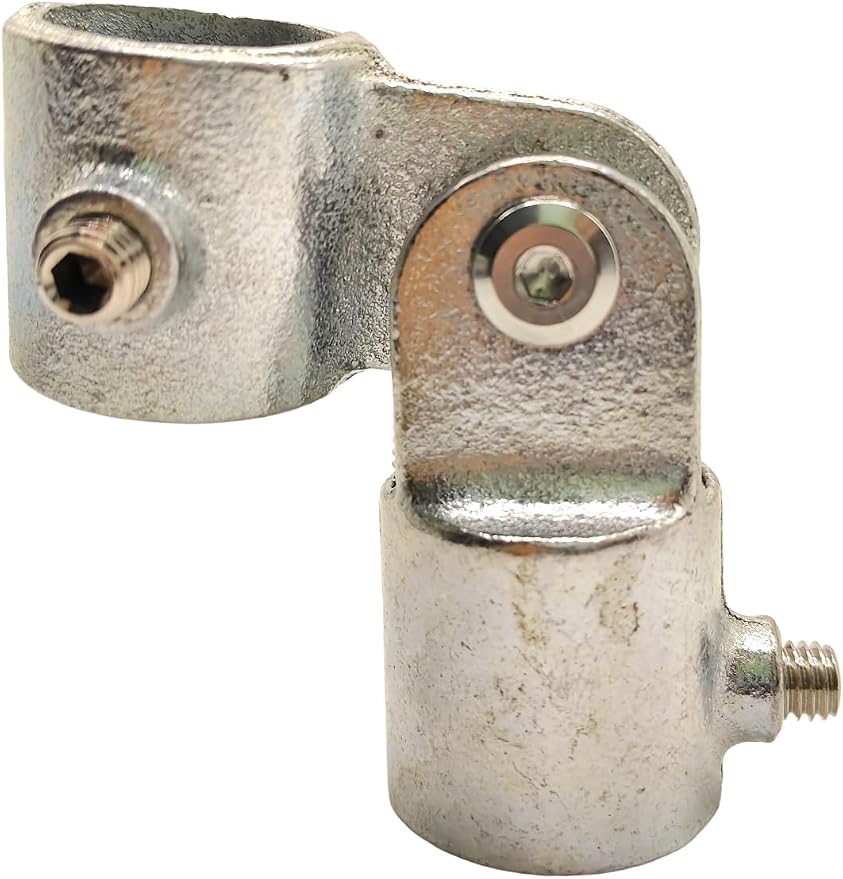 4 Pcs Single Swivel Socket, Adjustable Structural Pipe Fittings 1 Inch OD Steel - Image 9