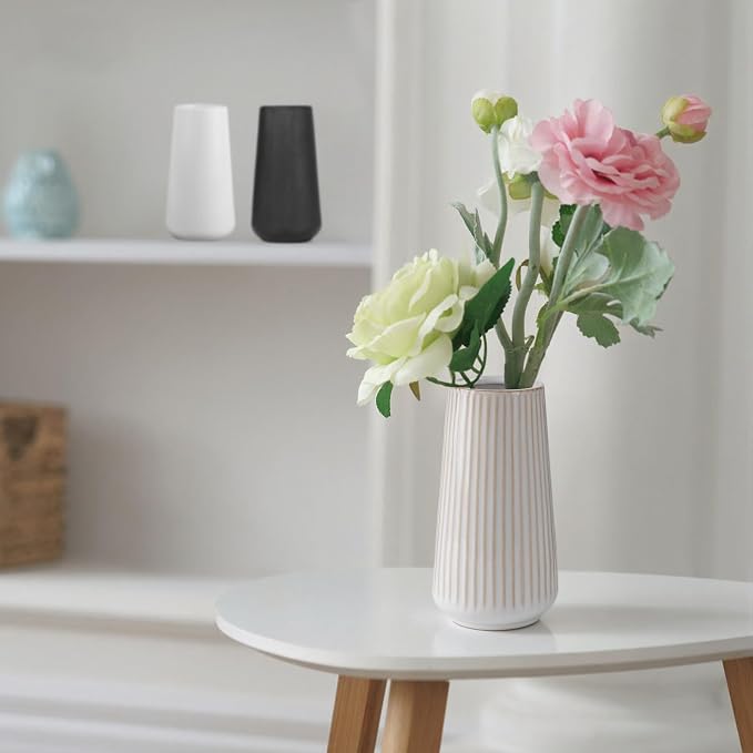 Ceramic Vase, GUKJOB Small Cute Flower Vase - Image 5