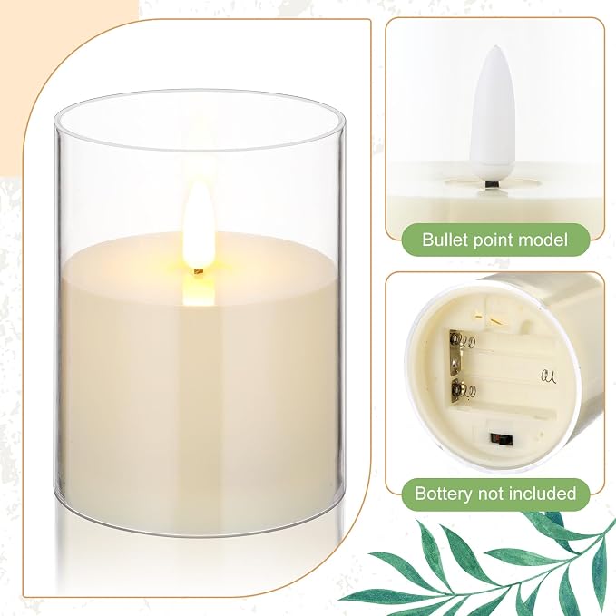 Yunlly 12 Pcs Rose Candle Rings - Image 3