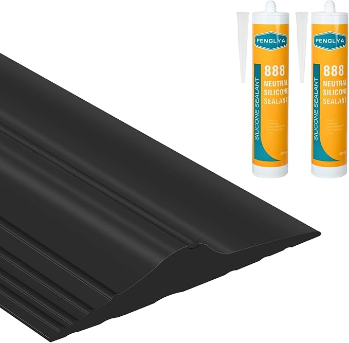 ToLanbbt 16.5Ft/5M Universal Garage Threshold Seal Strip by ToLanbbt