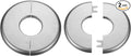 HARFINGTON 2pcs Wall Split Flange 33.5mm/1.3" Self-Adhesive Plumbing Cover by HARFINGTON