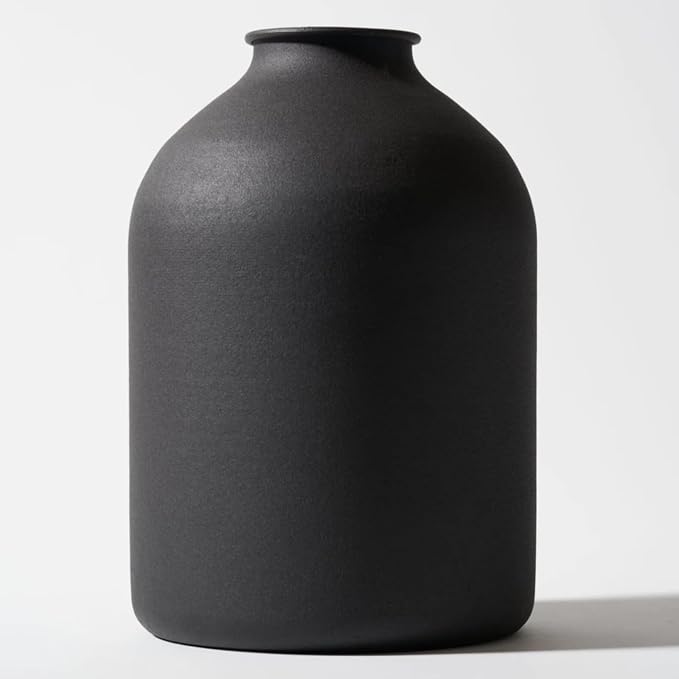 Large Black Vase for Flowers Decor Living Room by RyddeligHome-AestheticHomeDecor