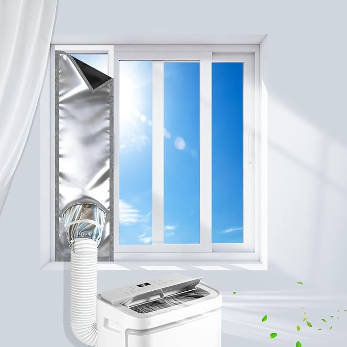 420D High Density Portable AC Window Seal Kit, Claw-Proof Pet Friendly Fabric - Image 9
