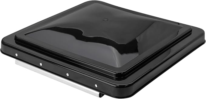 14 Inch RV Roof Vent Cover Replacement Vent Lid Black by Leisure+Coachworks