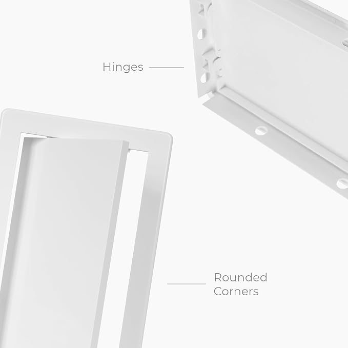 6x10 Inch White Access Panel for Drywall – ABS Plastic Square Wall, Ceiling - Image 5