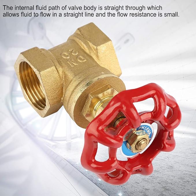 Brass Gate Valve, High Pressure 232PSI DN20 | Smooth s, Easy Usage, - Image 5
