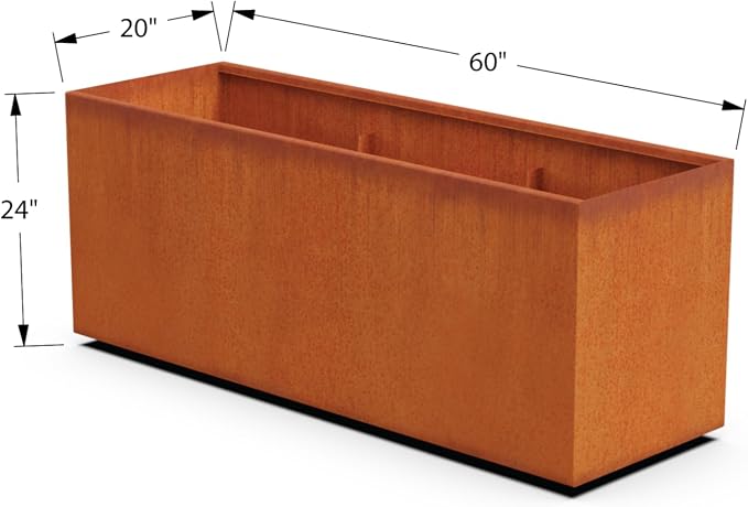 Large Rectangular Planters for Outdoor Plants - Image 5