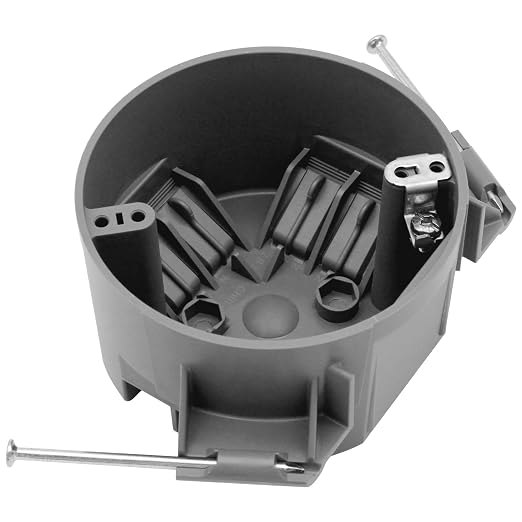 1-Gang Round Ceiling Electrical Box by HUIXHAO
