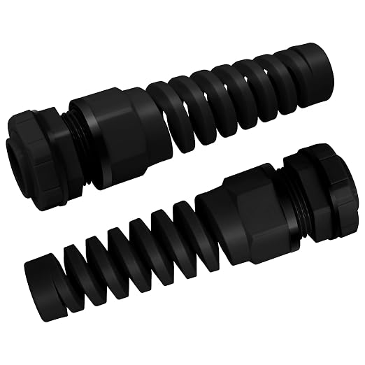 2 Pack NPT 1/2 Joint, Waterproof Cable Strain Relief, Spiral Adjustable - Image 7