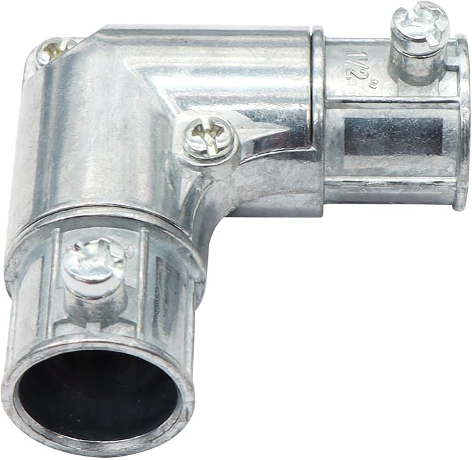 10 Pieces 1/2 Inch EMT to EMT 90 Degree Inside Corner Pulling Elbows, - Image 7