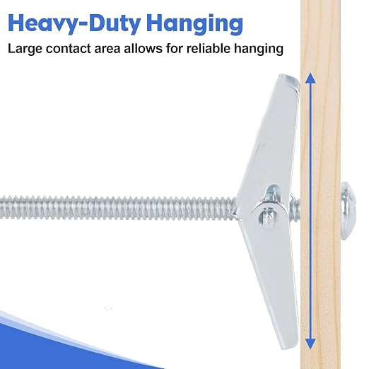 30PCS Wall Anchors for Drywall Heavy Duty, Hollow Wall Anchors, Toggle Anchors - Image 6